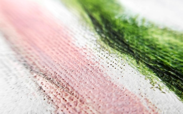 detail vyšívanej textúry